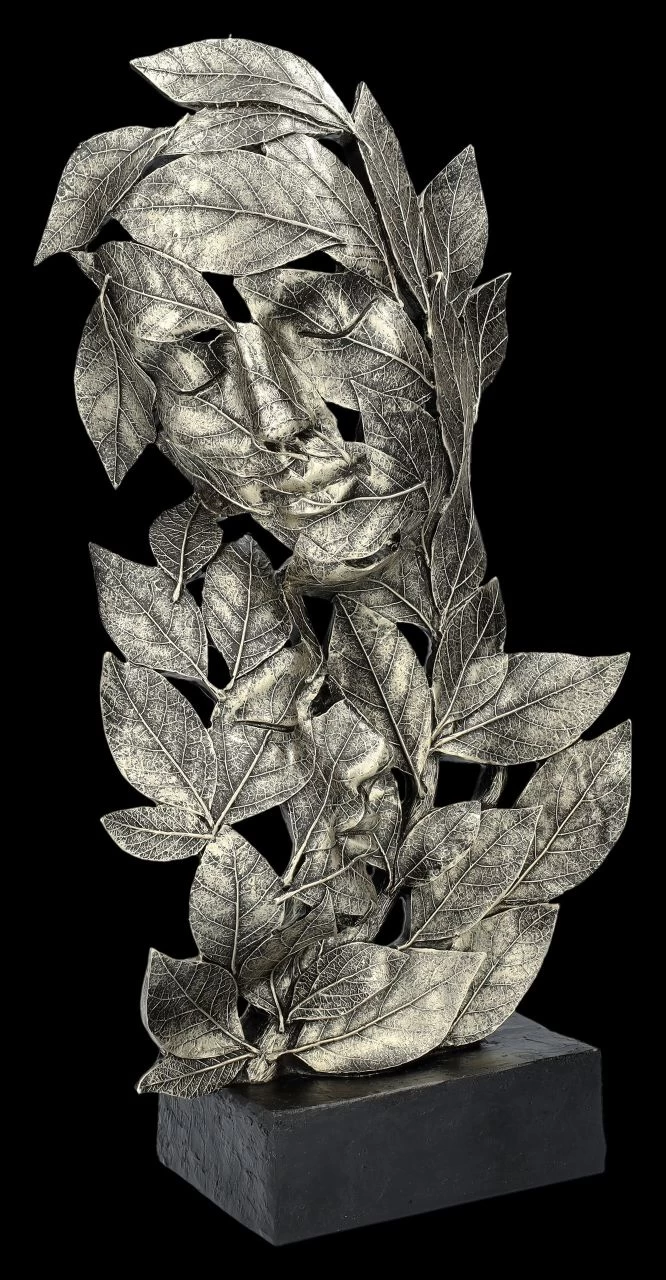 Skulptur Aus Blättern - Natürliche Emotion - Umarmung 2 Skulptur Aus Blättern - Natürliche Emotion - Umarmung – Bild 2