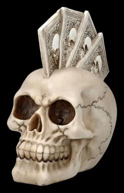 Totenkopf Figur - Pokerkarten - Four Of A Kind -Modell Und Figurengeschäft 2D FS27047 Totenkopf Figur Pokerkarten Four of a Kind 6 1280x1280