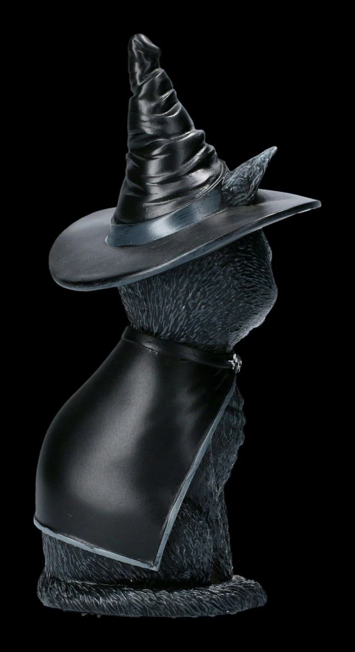 NEMESIS NOW Okkulte Katzenfigur Mit Hexenhut - Purrah 5 NEMESIS NOW Okkulte Katzenfigur Mit Hexenhut - Purrah – Bild 5