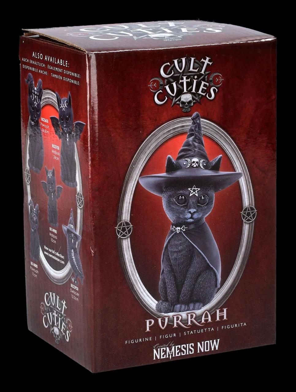 NEMESIS NOW Okkulte Katzenfigur Mit Hexenhut - Purrah 8 NEMESIS NOW Okkulte Katzenfigur Mit Hexenhut - Purrah – Bild 8