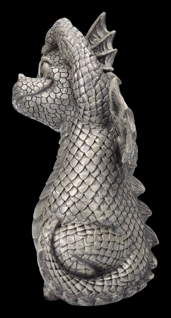 Gartenfigur - Drache Wärmt Sich Auf 6 Gartenfigur - Drache Wärmt Sich Auf – Bild 6