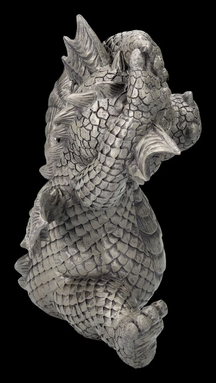 Gartenfigur - Drache Wärmt Sich Auf 5 Gartenfigur - Drache Wärmt Sich Auf – Bild 5