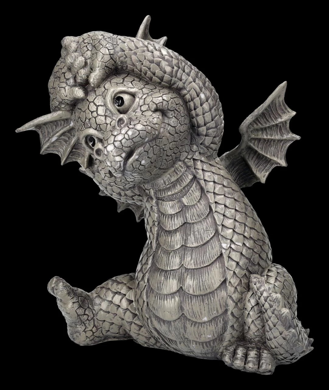 Gartenfigur - Drache Wärmt Sich Auf 3 Gartenfigur - Drache Wärmt Sich Auf – Bild 3
