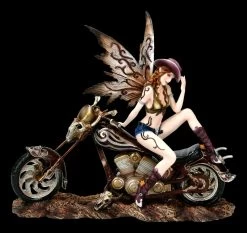 Elfen Figur Mit Motorrad - Cowgirl -Modell Und Figurengeschäft 2D ML12188 Elfen Figur mit Motorrad Cowgirl 1 1280x1280