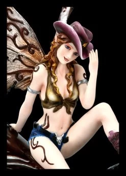 Elfen Figur Mit Motorrad - Cowgirl -Modell Und Figurengeschäft 2D ML12188 Elfen Figur mit Motorrad Cowgirl 2 1280x1280