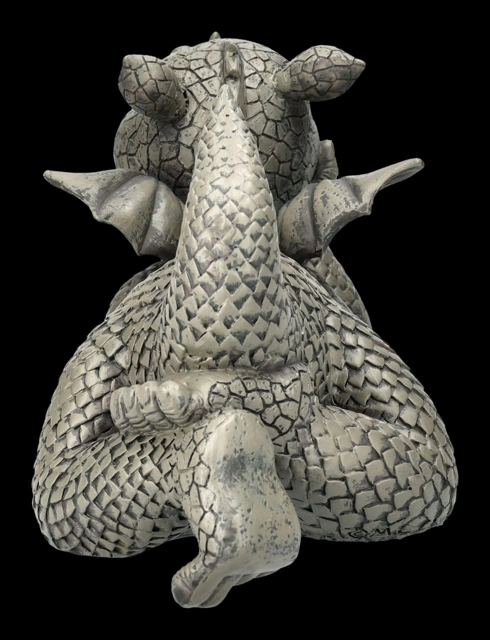 Gartenfigur - Drache Träumt Vor Sich Hin 6 Gartenfigur - Drache Träumt Vor Sich Hin – Bild 6