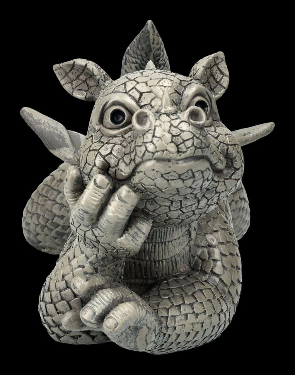 Gartenfigur - Drache Träumt Vor Sich Hin 3 Gartenfigur - Drache Träumt Vor Sich Hin – Bild 3