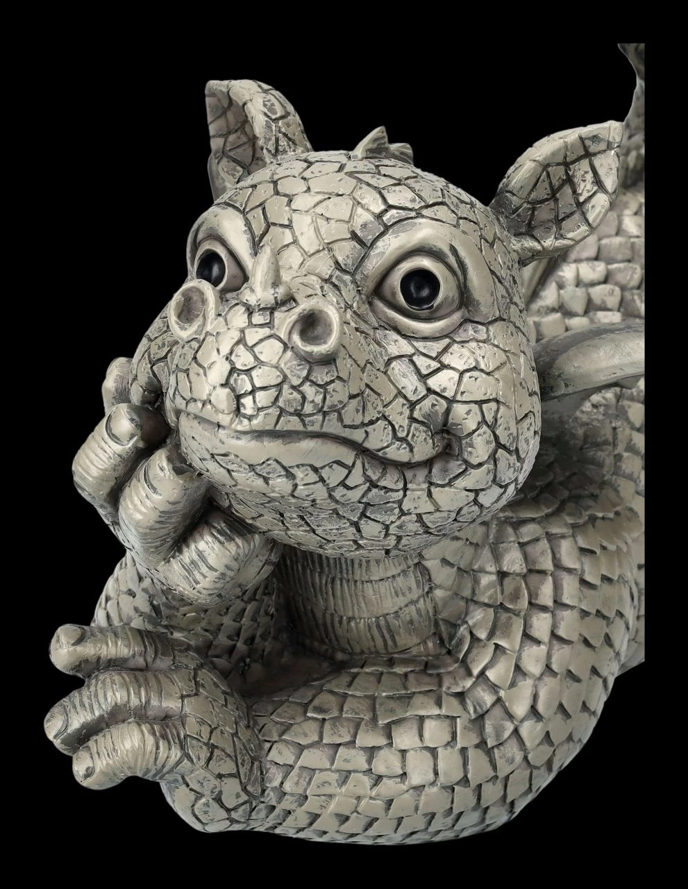 Gartenfigur - Drache Träumt Vor Sich Hin 7 Gartenfigur - Drache Träumt Vor Sich Hin – Bild 7