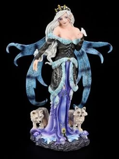 Elfen Figur Mit Zwei Füchsen