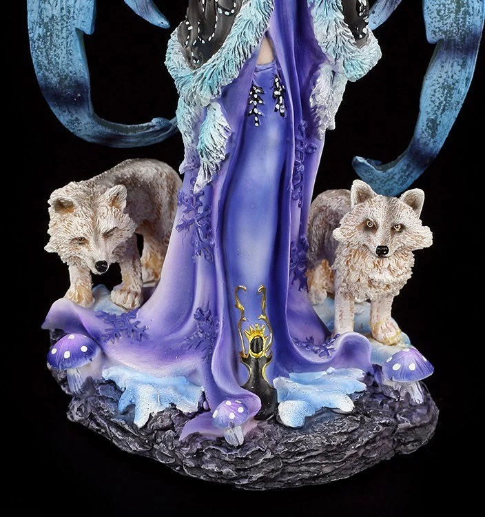 Elfen Figur Mit Zwei Füchsen 10 Elfen Figur Mit Zwei Füchsen – Bild 10