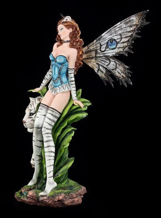 Große Elfen Figur - Tiger Lily Weiß 2 Große Elfen Figur - Tiger Lily Weiß – Bild 2