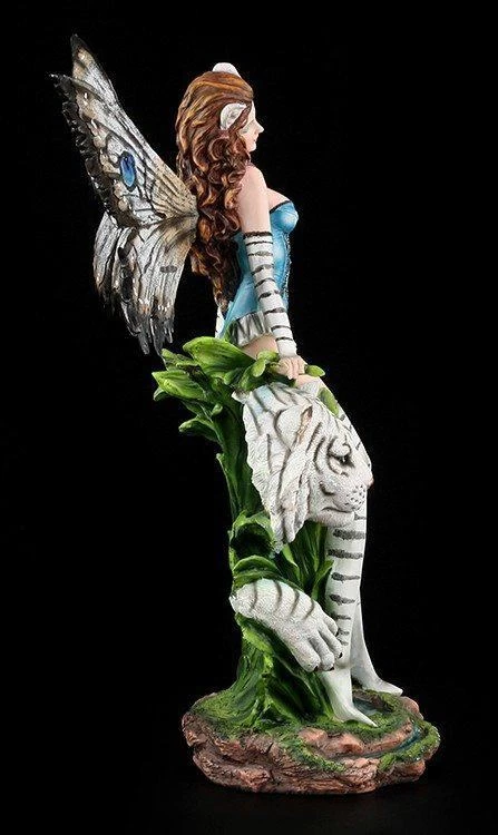 Große Elfen Figur - Tiger Lily Weiß 6 Große Elfen Figur - Tiger Lily Weiß – Bild 6