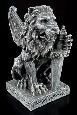 Geflügelter Löwe Mit Schwert