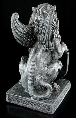 Geflügelter Löwe Mit Schild -Modell Und Figurengeschäft 5858 2 lion gargoyle 2 1280x1280