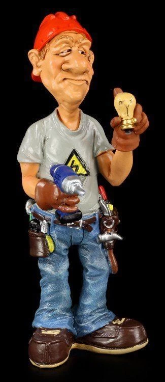 Elektriker - Funny Job Figur 1 Elektriker - Funny Job Figur
