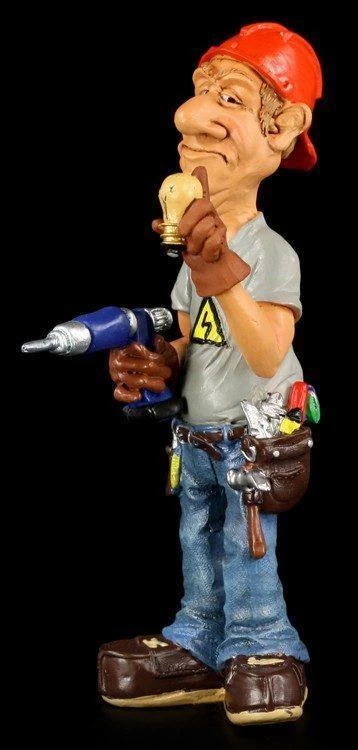 Elektriker - Funny Job Figur 2 Elektriker - Funny Job Figur – Bild 2