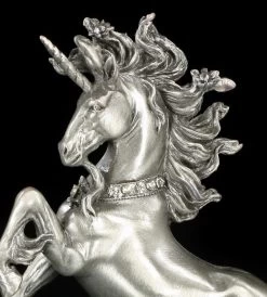 Einhorn Figur Aus Zinn Mit Schmucksteinen -Modell Und Figurengeschäft 6376 8 einhorn figur zinn 8 1280x1280