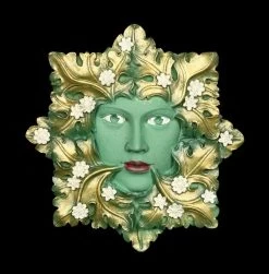 Garten Wandrelief - Grüne Flora