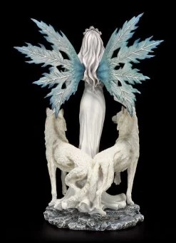 Große Elfen Figur - Maylea Mit Zwei Weißen Wölfen -Modell Und Figurengeschäft 6610 5 elfe weisse woelfe 5 1280x1280