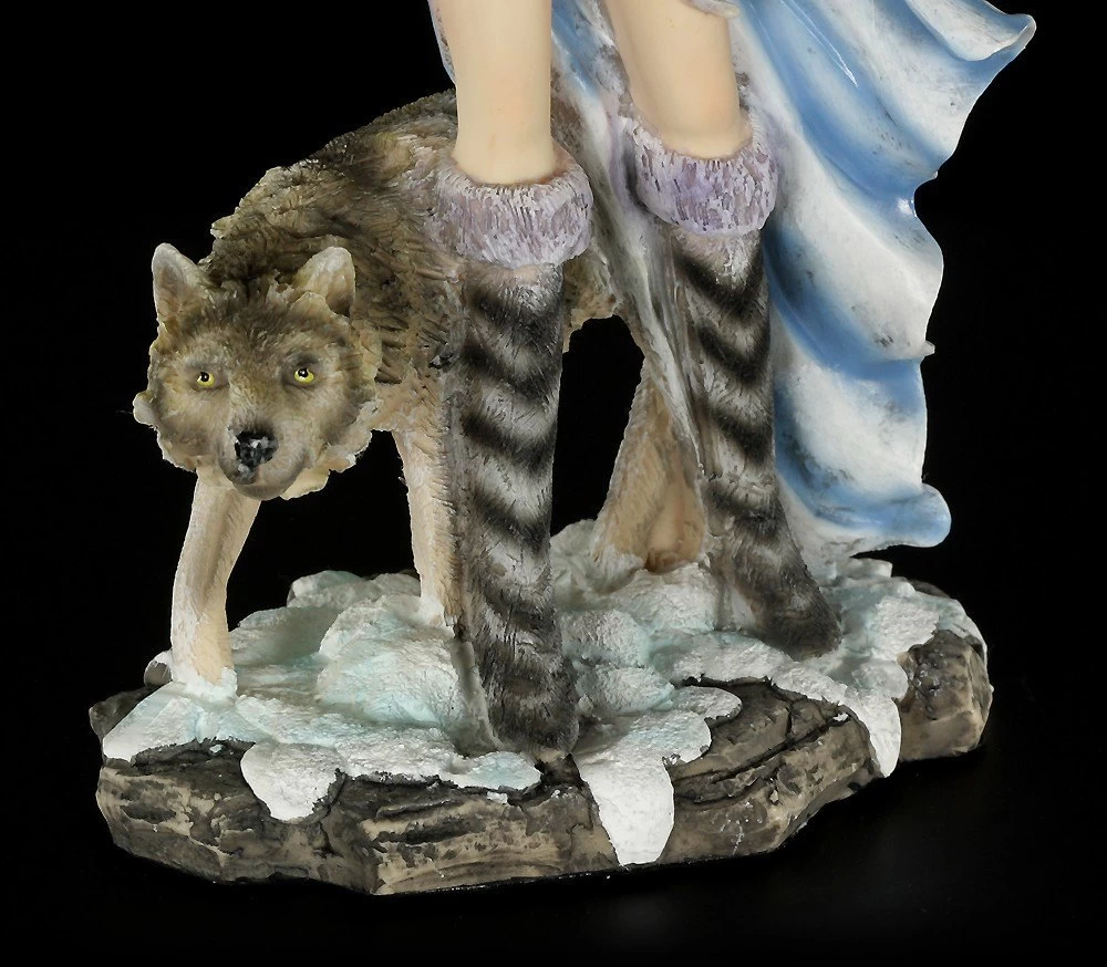 Elfen Figur - Luna Mit Mondstab Und Wolf 10 Elfen Figur - Luna Mit Mondstab Und Wolf – Bild 10