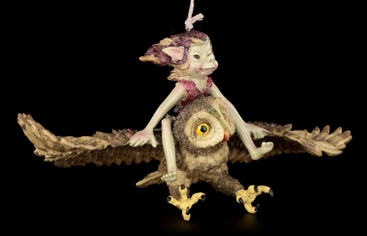 Pixie Figur - Mit Eule Hoch Hinaus 1 Pixie Figur - Mit Eule Hoch Hinaus