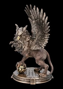 Greif Figur Auf Runder Base