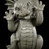Gartenfigur - Drache Schneidet Grimasse
