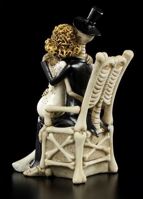 Skelett Figur - Brautpaar - In Guten Wie In Schlechten Tagen 3 Skelett Figur - Brautpaar - In Guten Wie In Schlechten Tagen – Bild 3