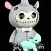Große Furry Bones Figur - Rhino