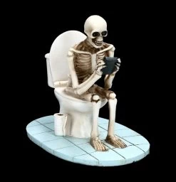 Skelett Figur Sitzt Auf WC -Modell Und Figurengeschäft AMI 13879 Skelett Figur sitzt auf WC 1 1280x1280