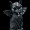 NEMESIS NOW Okkulte Katzenfigur Mit Flügeln - Malpuss Groß