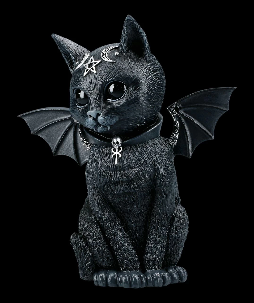NEMESIS NOW Okkulte Katzenfigur Mit Flügeln - Malpuss Groß 2 NEMESIS NOW Okkulte Katzenfigur Mit Flügeln - Malpuss Groß – Bild 2