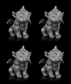 Gargoyle Figuren - Little Unicorn 4er Set