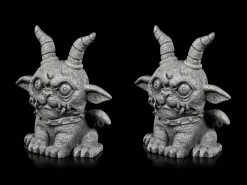 Gargoyle Figuren - Verrückter Dämon 2er Set -Modell Und Figurengeschäft Baby Gargoyle Figuren Mit Halsband 2er Set 2 1280x1280
