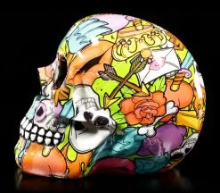 Bunter Comic Totenkopf - Calypso -Modell Und Figurengeschäft Bunter Comic Totenkopf Calypso 2 1280x1280