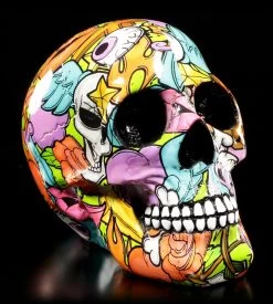 Bunter Comic Totenkopf - Calypso