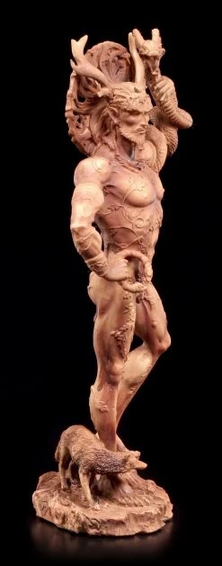 Götter Figur - Gehörnter Cernunnos - Terrakottafarben -Modell Und Figurengeschäft Cernunnos Figur 2 1280x1280