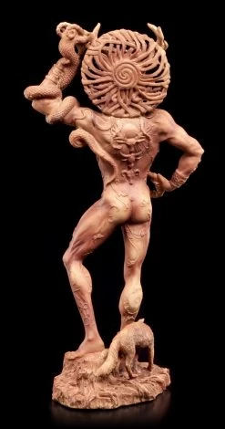 Götter Figur - Gehörnter Cernunnos - Terrakottafarben -Modell Und Figurengeschäft Cernunnos Figur 3 1280x1280