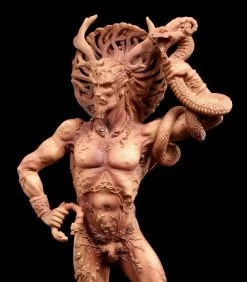 Götter Figur - Gehörnter Cernunnos - Terrakottafarben -Modell Und Figurengeschäft Cernunnos Figur 5 1280x1280