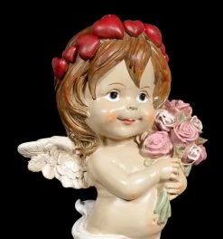 Cherub Figur - Kleiner Engel Mit Blumenstrauß -Modell Und Figurengeschäft Cherub Figur Kleiner Engel Mit Blumenstrauss 5 1280x1280