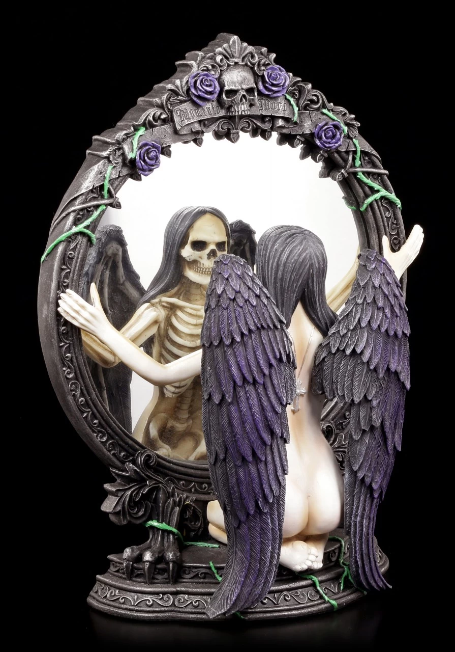 NEMESIS NOW Dark Angel Figur - Spiegelung Des Schicksals 1 NEMESIS NOW Dark Angel Figur - Spiegelung Des Schicksals