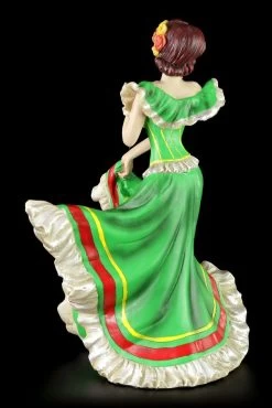 Flamenco Tänzerin - Day Of The Dead - Grün -Modell Und Figurengeschäft Day Dead Flamenco Gruen 4 1280x1280