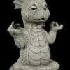 Drachen Gartenfigur - Meditation