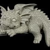 Drachen Kantenhocker Gartenfigur - Schaut Nach Links