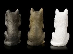 NEMESIS NOW Drei Weise Wolf Figuren - Nichts Böses 10 NEMESIS NOW Drei Weise Wolf Figuren - Nichts Böses -Modell Und Figurengeschäft Drei Weise Wolf Figuren Nichts Boeses 3 1280x1280