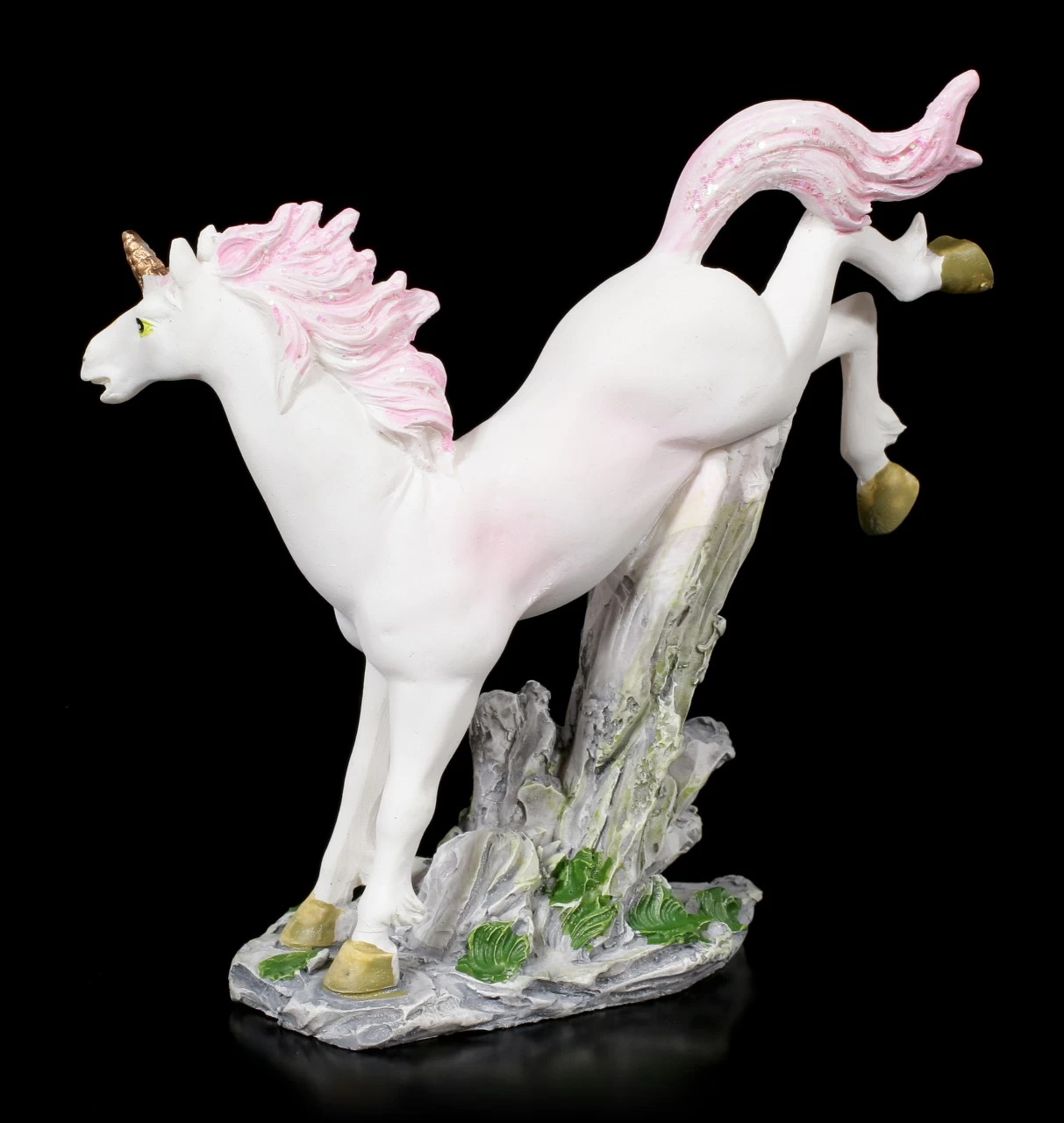 Einhorn Figur - Freudentanz Auf Den Vorderhufen 4 Einhorn Figur - Freudentanz Auf Den Vorderhufen – Bild 4