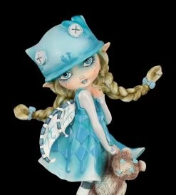 Elfen Figur Mit Teddy - Blue Monday -Modell Und Figurengeschäft Elfe Blau Monday 9 1280x1280