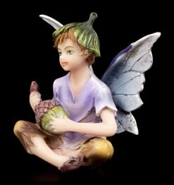 Kleine Elfen Figur - Junge Sitzend -Modell Und Figurengeschäft Elfe Eichel 2 1280x1280