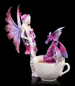 Elfen Figur Mit Tasse - Cup Fairy With Dragon -Modell Und Figurengeschäft Elfe Tasse Drache 3 1280x1280