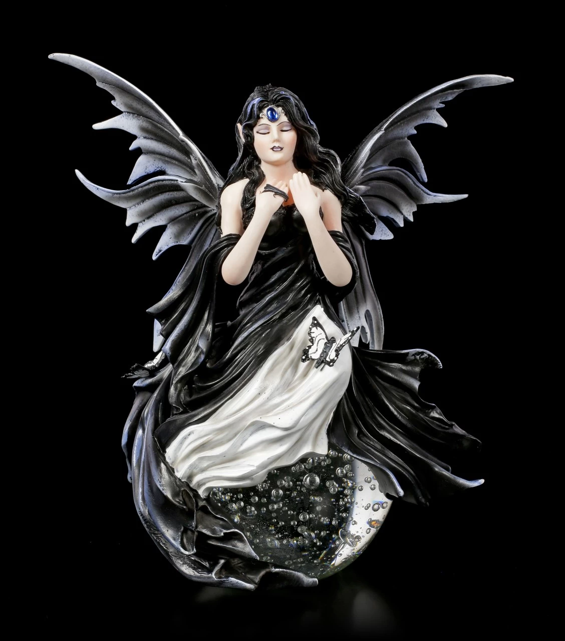 Elfen Figur Auf Glaskugel - Gathering Storm By Nene Thomas 2 Elfen Figur Auf Glaskugel - Gathering Storm By Nene Thomas – Bild 2